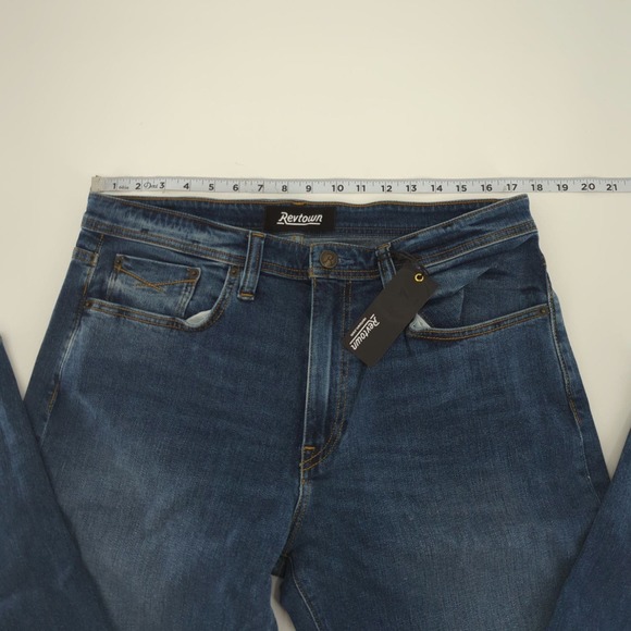 Revtown Faded Indigo Automatic Men's Jeans 34 X 30 - Picture 3 of 7